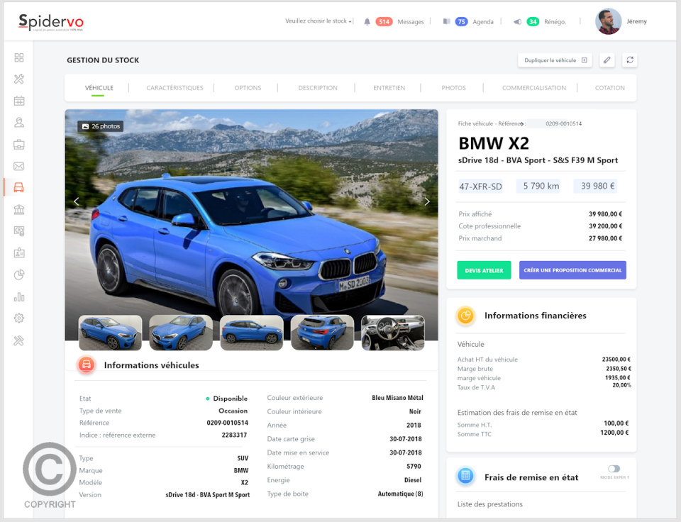 screenshot of Spider VO